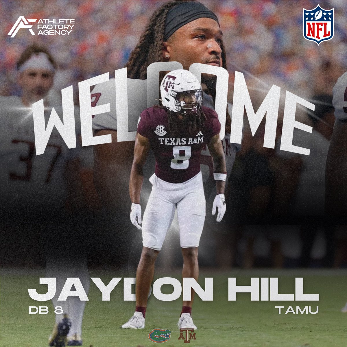 _AthleteFactory's tweet image. We welcome @_jhill5 to our 2025 NFL Draft Class!