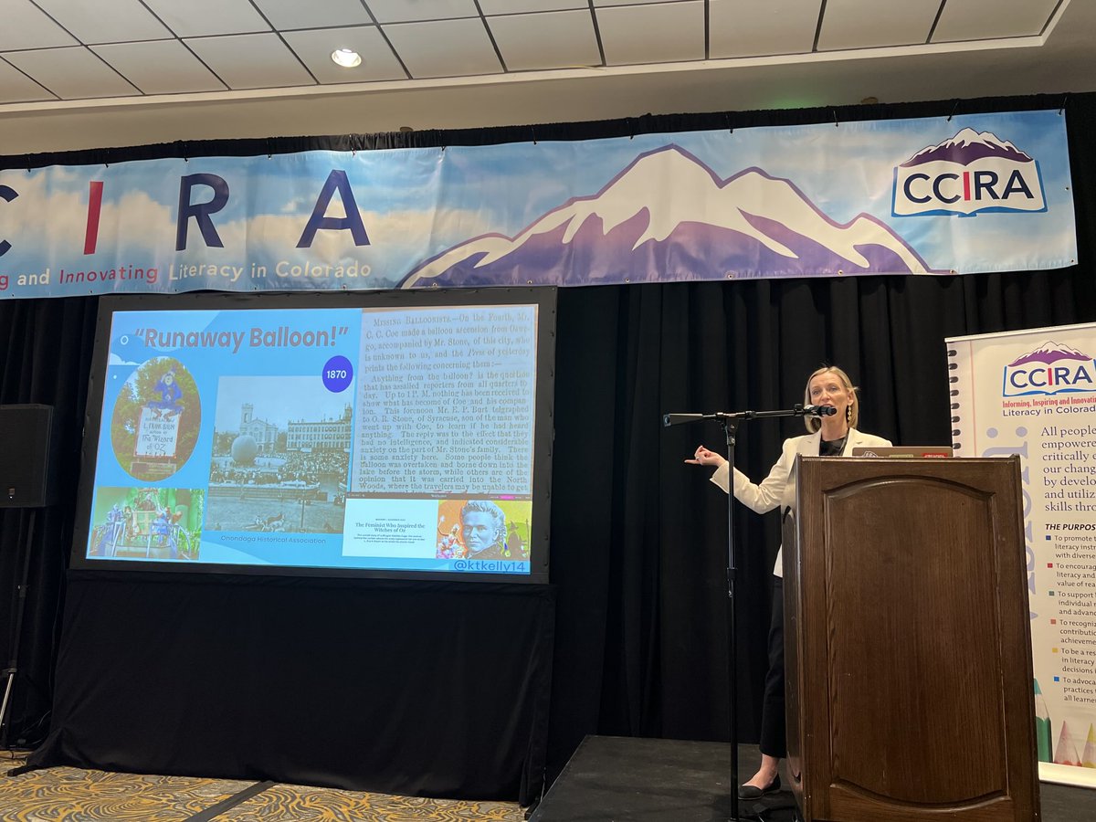 Thank you Katie Kelly for reminding us to ensure our students can see themselves in the literature they read! #ccira25 #ccira2025