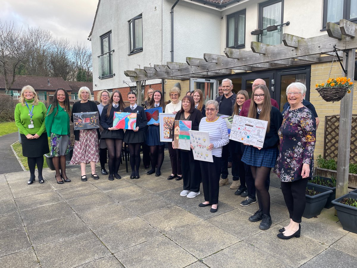 What a wonderful way to end the week? We joined tenants from <a href="/NTCouncilTeam/">North Tyneside Council</a> Eccles Grange, and students from <a href="/GSHS_School/">GSHS</a> for the showcase of their A Splash of Colour Intergenerational artwork. This is such a lovely project, bringing together different generations through art