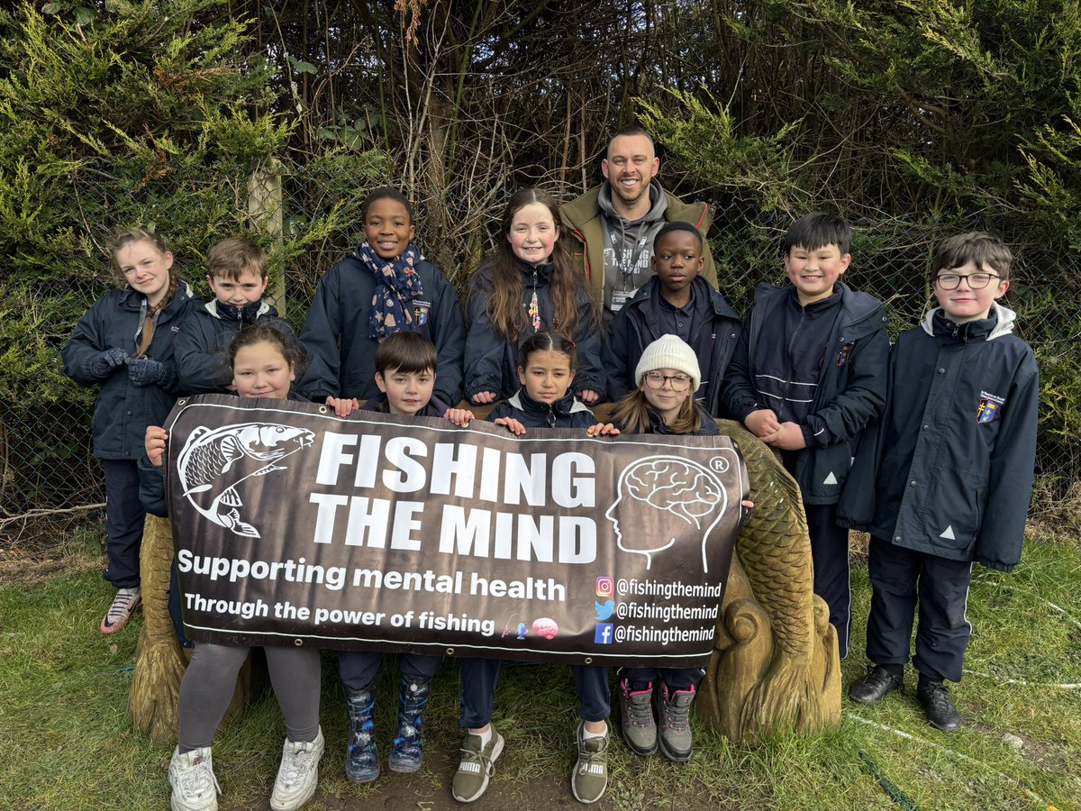 fishingthemind's tweet photo. Today FishingTheMind educated another 20 children on the benefits fishing has on mental health and wellbeing 

It was a cold day but the children remained patient, listening and observing. 

Their patients paid off ! 

Yet again one the girls caught a lovely carp 👏🏻

Well done ! https://t.co/Deej4xGw1F