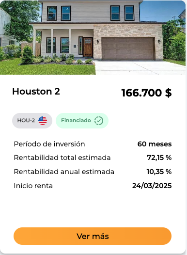 2º inmueble en Houston que financiamos en minutos... FOMO absoluto.
Estamos apostando últimamente mucho por tokenizar en EEUU: regulación clarísima y oportunidades muy interesantes