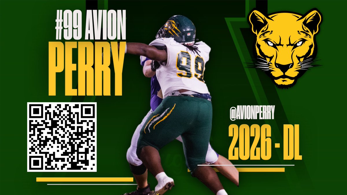 ApexFBRecruits's tweet image. Stop by AHS today to meet 2026 DL Avion Perry! Avion is a dominant force on the interior DL, who brings a strong work ethic always!