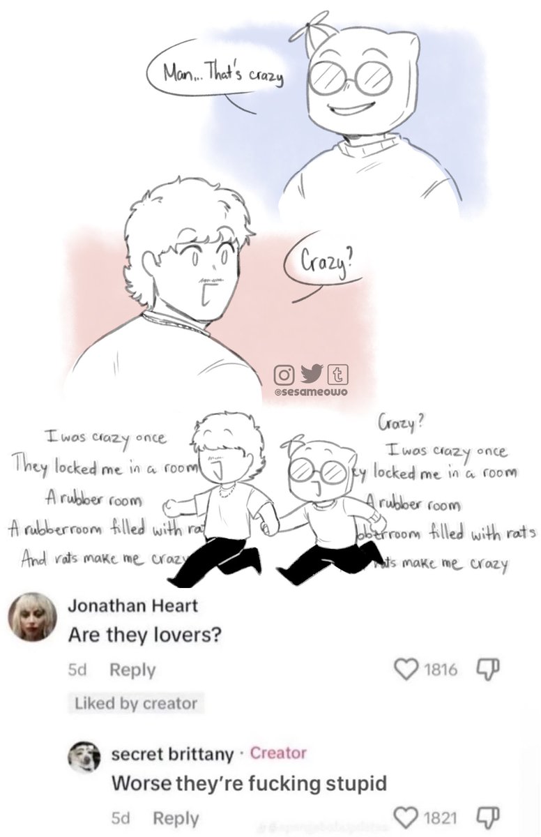 sesameowo's tweet image. 🐀Crazy?
#kryoz #kryozfanart #smii7y #smii7yfanart #frousetwt