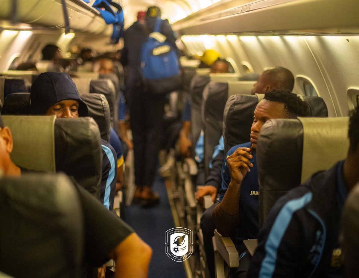 Nous tenons à exprimer notre grande fierté et satisfaction d’avoir accompagné   <a href="/FC_AiglesRDC/">FC les Aigles du congo</a>  à Luanda. 
Nous sommes fier d’être une compagnie 100% congolaise qui accompagne les congolais à travers le monde ✈️