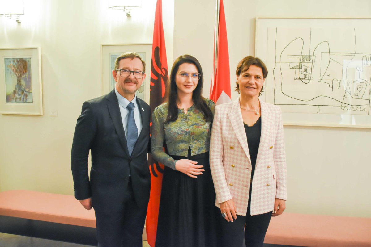 The GCSP (@thegcsp) on Twitter photo 🇦🇱🤝 Great time at <a href="/collegeofeurope/">College of Europe</a> in Tirana, with Amb <a href="/ThGreminger/">Thomas Greminger</a>, Exec. Dir. of <a href="/TheGCSP/">The GCSP</a>, discussing the future of <a href="/OSCE/">OSCE</a> & <a href="/UN/">United Nations</a>, followed by a #GCSPAlumni at the 🇨🇭 Residence.
Thanks to the Embassy of 🇨🇭, College of Europe, Prof. <a href="/OdetBarbullushi/">Odeta Barbullushi</a>, <a href="/cela1009/">Sara Çela</a> & our Hub members! 🇦🇱🤝 Great time at <a href="/collegeofeurope/">College of Europe</a> in Tirana, with Amb <a href="/ThGreminger/">Thomas Greminger</a>, Exec. Dir. of <a href="/TheGCSP/">The GCSP</a>, discussing the future of <a href="/OSCE/">OSCE</a> & <a href="/UN/">United Nations</a>, followed by a #GCSPAlumni at the 🇨🇭 Residence.
Thanks to the Embassy of 🇨🇭, College of Europe, Prof. <a href="/OdetBarbullushi/">Odeta Barbullushi</a>, <a href="/cela1009/">Sara Çela</a> & our Hub members!