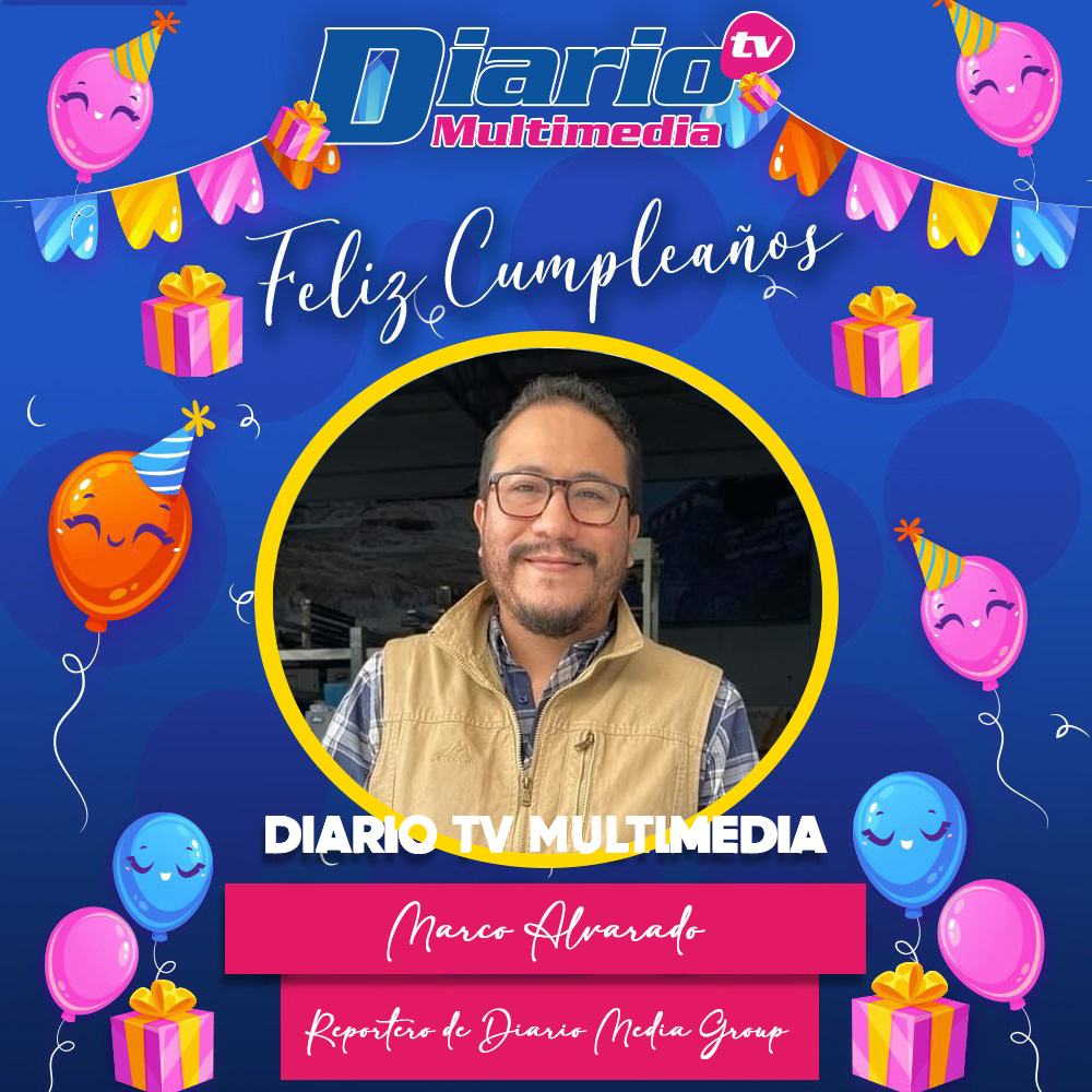 🎊 ¡Feliz cumpleaños! 🎂🥳 Marco Alvarado, Reportero de Diario Media Group  📲 De parte de todo el equipo de #DiarioTVMultimedia y #LaRadioDelDiario 🎙️🎈🎁 

<a href="/malvaradin/">Marco Alvarado</a> 

📲 diariodechiapas.com