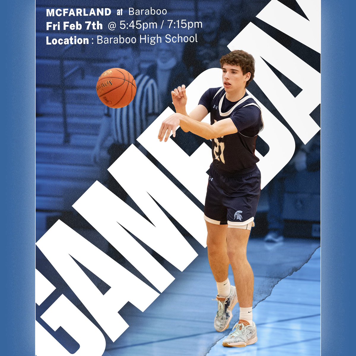 🚨Game day!🚨Badger Small Conference game on the road tonight at Baraboo! Please note the location of the JV2 game!

5:45🏀JV2 at Baraboo (Jack Young Middle School)
5:45🏀JV1 at Baraboo (Baraboo HS)
7:15 🏀Varsity at Baraboo (Baraboo HS)

Livestream: nfhsnetwork.com/schools/barabo…