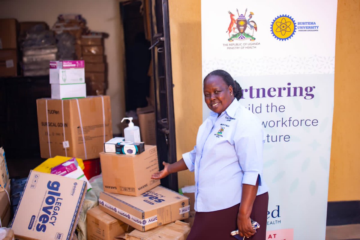 Busitema University (@busitemauni) on Twitter photo <a href="/Seed_Global/">Seed Global Health</a> donated PPE to <a href="/BusitemaUni/">Busitema University</a> and Mbale Regional Referral Hospital to support their efforts in responding to the Ebola outbreak. The donation was recognized as a crucial contribution in helping protect healthcare workers and students <a href="/atuhairwe_irene/">Irene Atuhairwe</a> <a href="/twineandrew1/">Andrew Twineamatsiko, M.D</a> <a href="/Seed_Global/">Seed Global Health</a> donated PPE to <a href="/BusitemaUni/">Busitema University</a> and Mbale Regional Referral Hospital to support their efforts in responding to the Ebola outbreak. The donation was recognized as a crucial contribution in helping protect healthcare workers and students <a href="/atuhairwe_irene/">Irene Atuhairwe</a> <a href="/twineandrew1/">Andrew Twineamatsiko, M.D</a>