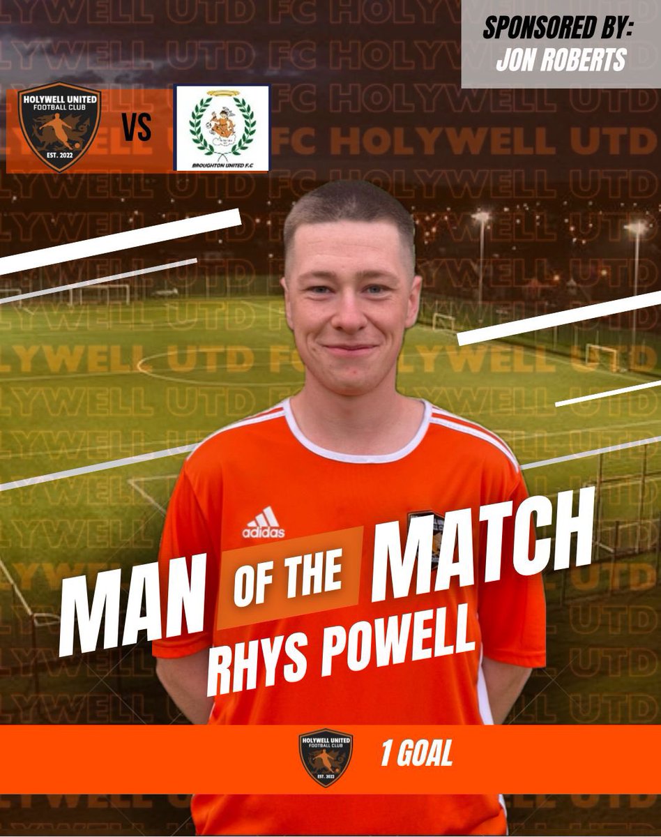 Holywell United FC (@holywellunited) on Twitter photo RESULT⚽️
Deservedly beaten 4-1 by a very strong <a href="/BroughtonUnited/">Broughton United FC</a> side. All the best for the rest of your season⚽️
MOTM went to <a href="/RhysP0well/">Rhys Powell</a> who’s quality stood out on a disappointing day👊
#YANITED RESULT⚽️
Deservedly beaten 4-1 by a very strong <a href="/BroughtonUnited/">Broughton United FC</a> side. All the best for the rest of your season⚽️
MOTM went to <a href="/RhysP0well/">Rhys Powell</a> who’s quality stood out on a disappointing day👊
#YANITED