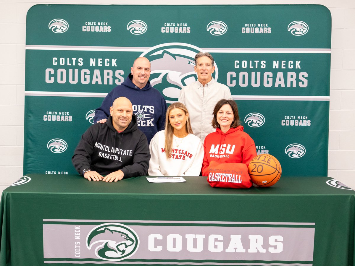 Congratulations to Katie Dichter on her commitment to attend and play Basketball for Montclair State University! #CougarPride #CNHSSports #SigningDay