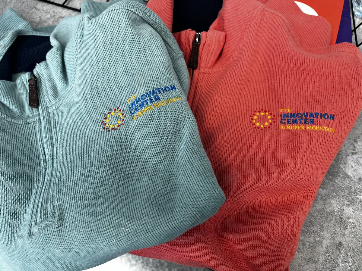 Katie Porter (@kportergcs) on Twitter photo Loving my new <a href="/cte_innovation/">CTE Innovation Center at Roper Mt.</a> pullovers embroidered by <a href="/HillcrestHSRams/">Hillcrest Rams</a> school based business, Ramtastic Goods! Mrs. Scott’s students did a wonderful job and got to enhance their employability skills! Loving my new <a href="/cte_innovation/">CTE Innovation Center at Roper Mt.</a> pullovers embroidered by <a href="/HillcrestHSRams/">Hillcrest Rams</a> school based business, Ramtastic Goods! Mrs. Scott’s students did a wonderful job and got to enhance their employability skills!