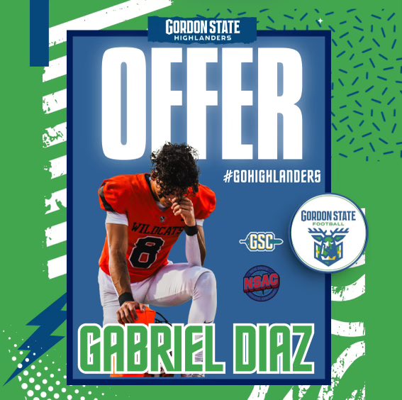 Blessed to have received an offer from Gordan State <a href="/QuisenberryOmar/">Omar ( Coach Quiz) Quisenberry</a> <a href="/CoachCMcLeod/">Coach McLeod</a> <a href="/Gscfootball1/">Gordon State College Football</a> <a href="/coachgavin_gsc/">Coach Gavin</a> <a href="/WPCatsFootball/">Winter Park Football</a> <a href="/B_Dyer2/">Brandon Dyer</a> <a href="/CoachHoats/">Coach Chris Hoats</a> <a href="/jxpouncey/">Jordan Xavier Pouncey</a> <a href="/D_Benson17/">CoachDBensonWPHS</a>