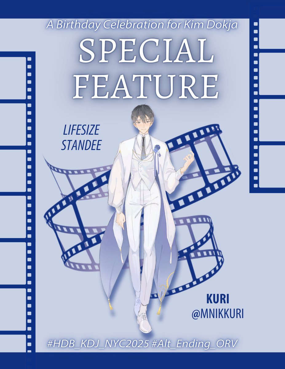 🎥 Now Showing 🎞️

A Lifesize Dokja Standee by Kuri <a href="/mnikkuri/">kuri 🔜 Otakuthon</a> 

Featured at "Alternate Ending" KDJ's Brithday CSE in NYC on Feb 15th!

RSVP Link Below ⤵️

#HBD_KDJ_NYC2025 #Alt_Ending_ORV #ORV #KimDokja #FanEvent #Cupsleeve #OmniscientReadersViewpoint