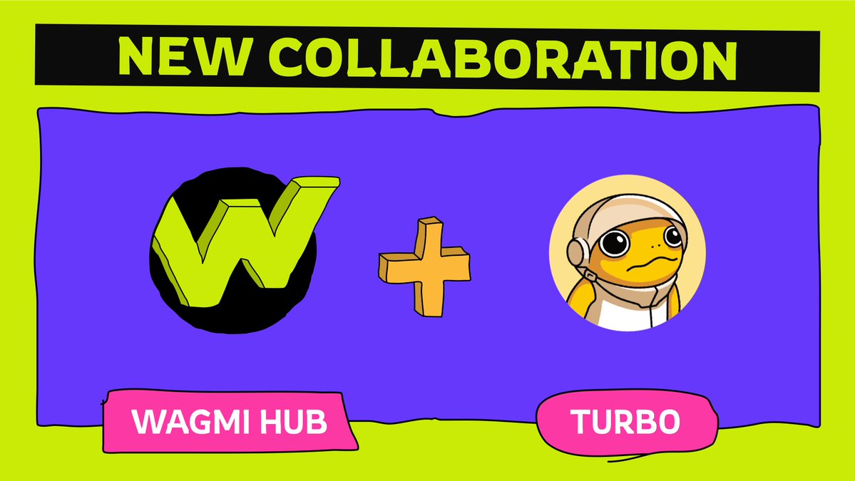 🥳 WAGMI HUB x <a href="/TurboToadToken/">Turbo 🐸</a>!

$TURBO has officially been integrated into WAGMI HUB’s Binary Options game!

This partnership expands $TURBO’s utility and reach across WAGMI HUB ecosystem.

Ready to test your skills?

Try Binary Option now!