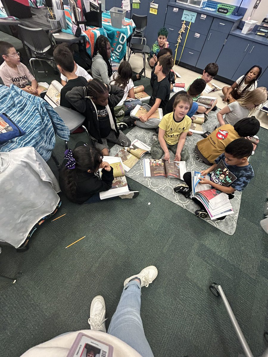 Searching for evidence in our books for what the author’s purpose is! #TESLeads