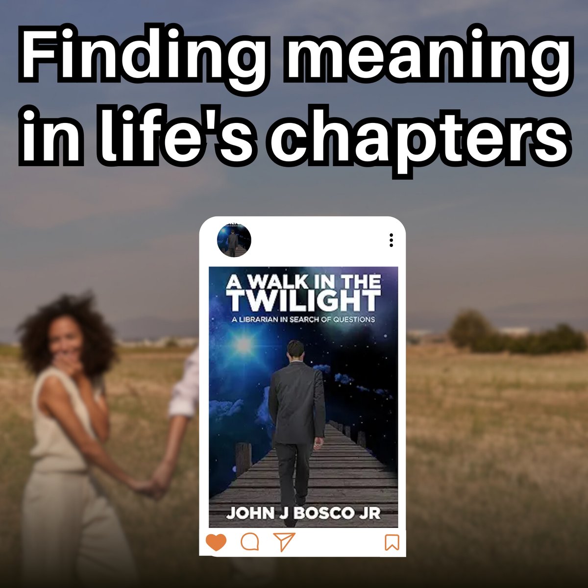 TwBookClub's tweet image. John J. Bosco Jr. invites readers to explore life's deeper meanings in his book, "A Walk in the Twilight."

Follow the author: @jboscolev 

Check it out:

forums.onlinebookclub.org/shelves/book.p…

#LifeReflections #PhilosophicalMusings #SpiritualPath