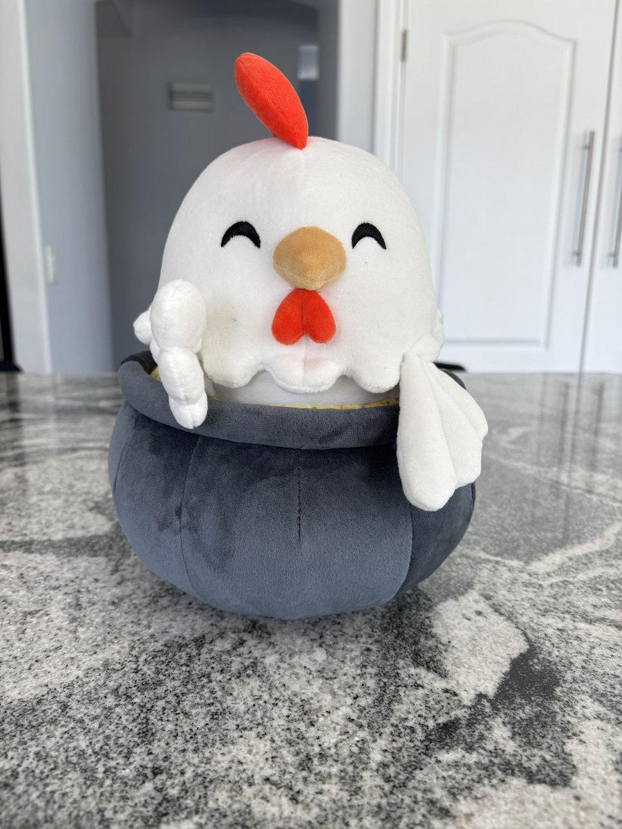 Omg! My <a href="/Bawkbasoup/">Bawkbasoup</a> plushie is here! He is SOOOOOO CUTE!!!!