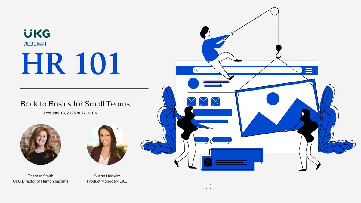 IntentAmplify's tweet image. Become a part of the upcoming @UKGInc webinar &quot;HR 101: Back to Basics for Small Teams.&quot;

Make sure to attend it on February 18. linkedin.com/events/hr101-b…