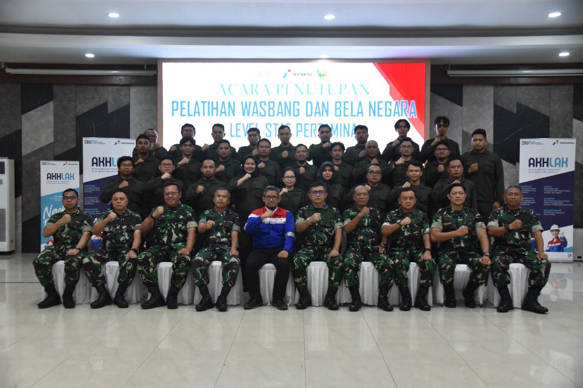 Penutupan Pelatihan Wasbang dan Belneg Level Staf Pertamina Batch 1 Tahun 2025 di Akmil.

Baca selengkapnya,
akmil.ac.id/berita/penutup…