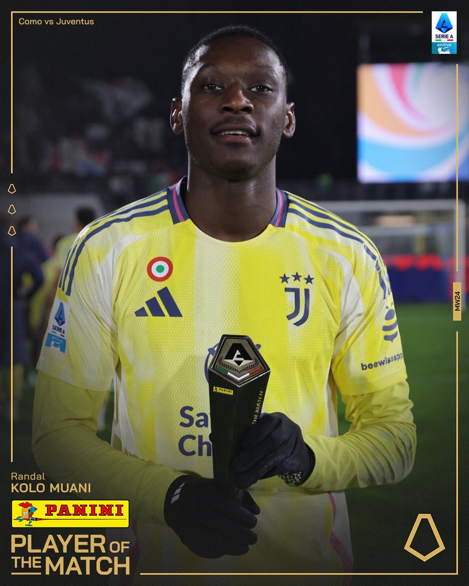 🥇🇮🇹 𝗥𝗘𝗖𝗢𝗥𝗗 ! 

Randal Kolo Muani est devenu ce soir le premier joueur de l'histoire de Serie A à marquer 𝟱 𝗯𝘂𝘁𝘀 𝗹𝗼𝗿𝘀 𝗱𝗲 𝘀𝗲𝘀 𝟯 𝗽𝗿𝗲𝗺𝗶𝗲𝗿𝘀 𝗺𝗮𝘁𝗰𝗵𝘀 de championnat ! 🤩🇫🇷

(<a href="/Squawka/">Squawka</a>)