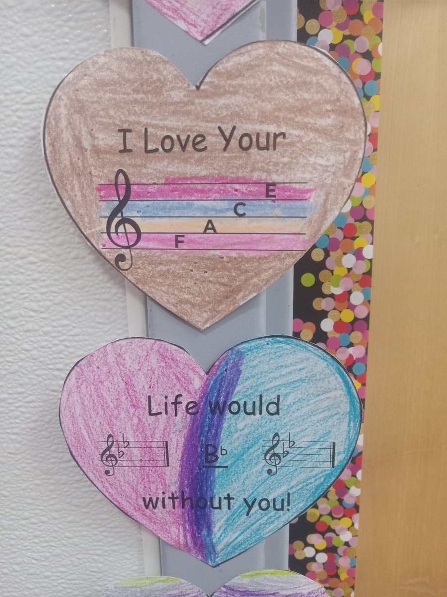 Love is in the air! We made music themed Valentines at the end of class today in 2nd grade ❤️ <a href="/IvyHawnSuhr/">Ivy Hawn Principal</a>