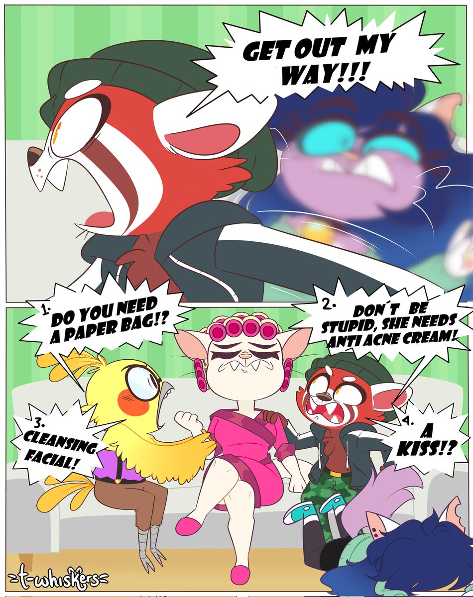 The Drama Queen is back 💋🩷

---•---•---
Ps: Yes, Tani's middle name is Aurora, her full name is "Tania Aurora Whiskers" 💜

#furry #furryartist #furryfandom #furryarts #taniwhiskers #gwenwhiskers #oc #originalcharacter #comic #artist #drawing #meme #comic