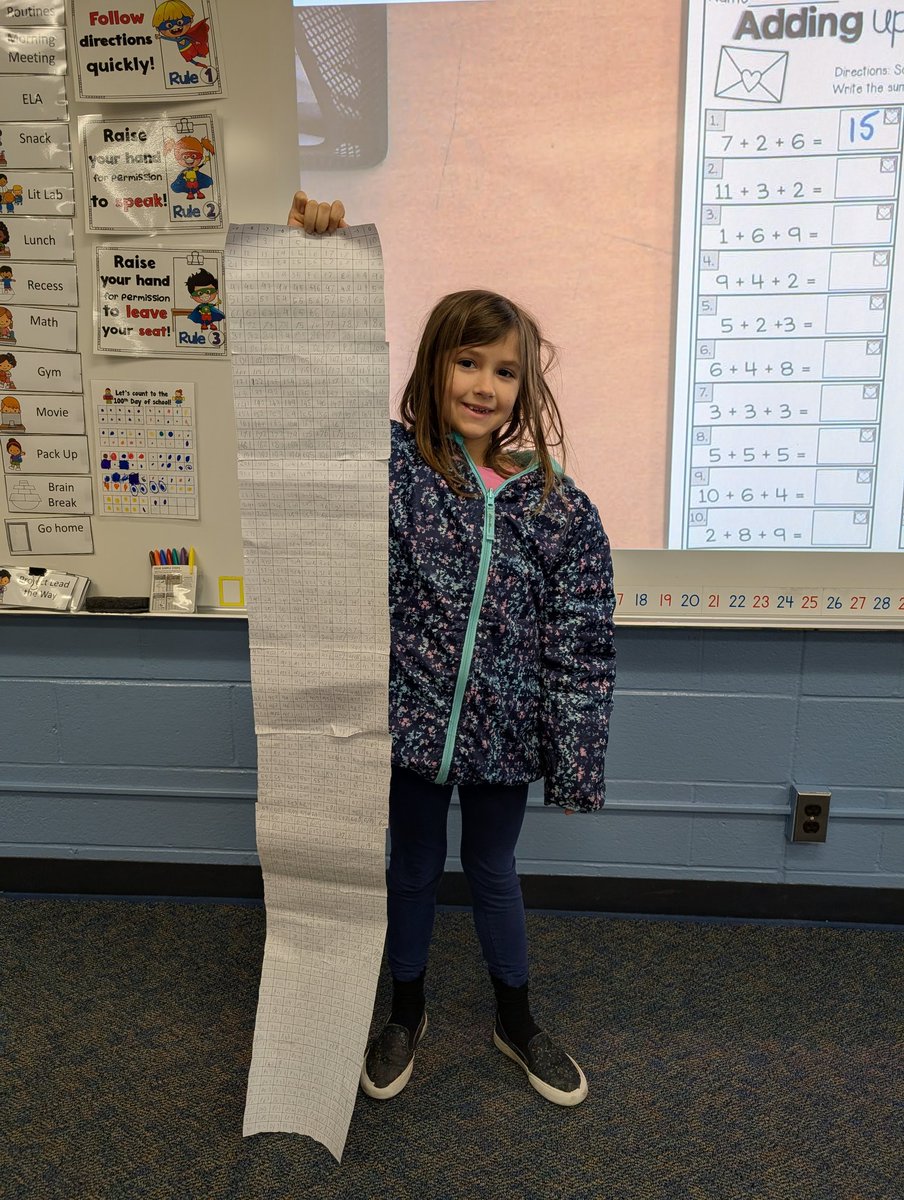 Annabelle is the latest member of the 1000s Club! Way to go!!