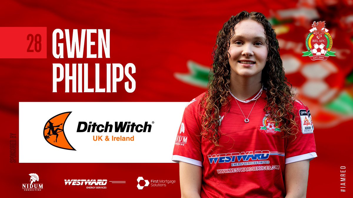 BFLLAFC's tweet image. The @FirstMortSols player of the match sponsored by @DitchWitchUK Gwen Phillips great game 👏