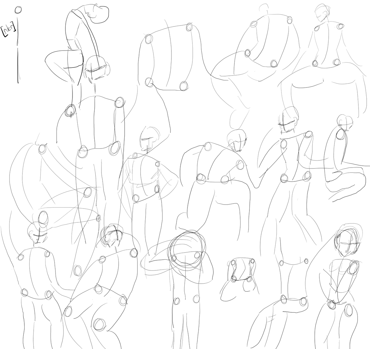 theblazejustart's tweet photo. Day 2 of the hyperbolic art chamber. First quarter was a struggle but I think I got it together after reviewing how to do gestures again. https://t.co/Sla6n1ES1z