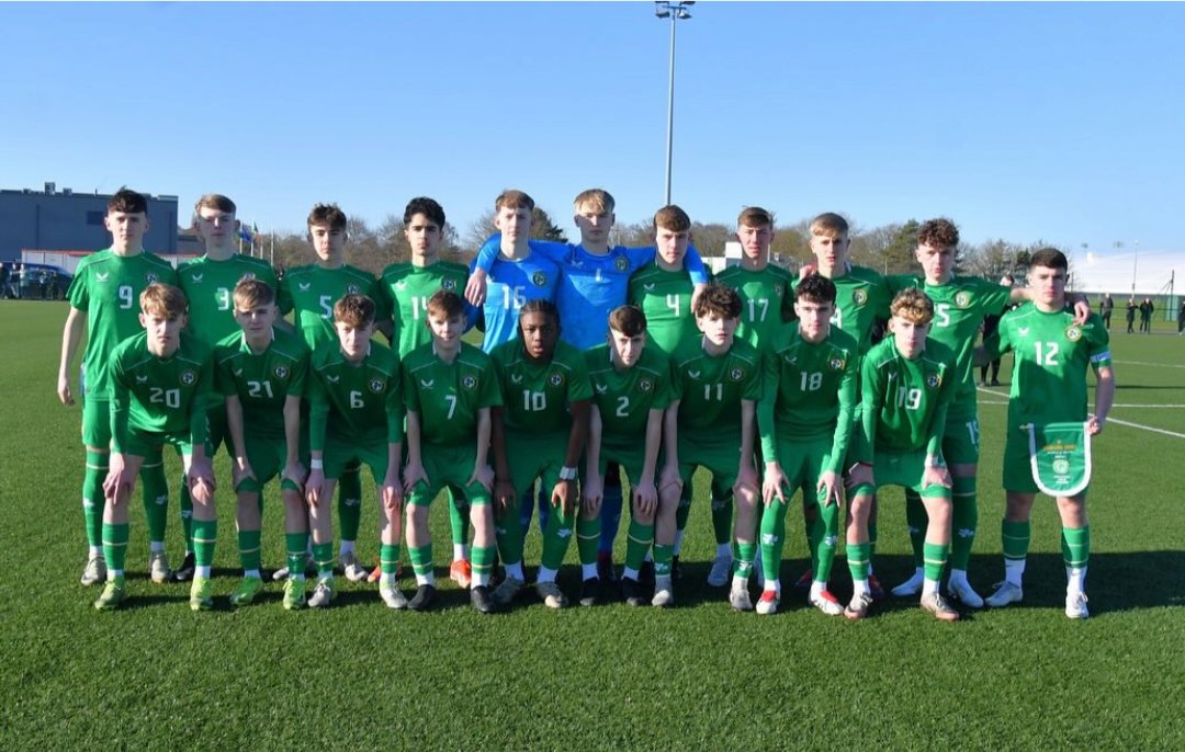Well done to 3rd year student Josh O'Dwyer and the U15 boys Ireland team 🇮🇪⚽ who defeated Hungary 🇭🇺 2-1 in a recent friendly International 👏🏻#WeAreSalle