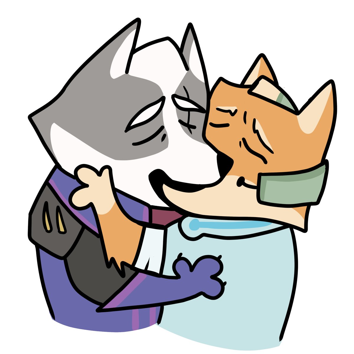 tail_ends's tweet image. entices u with this free sticker i drew that will come in every box