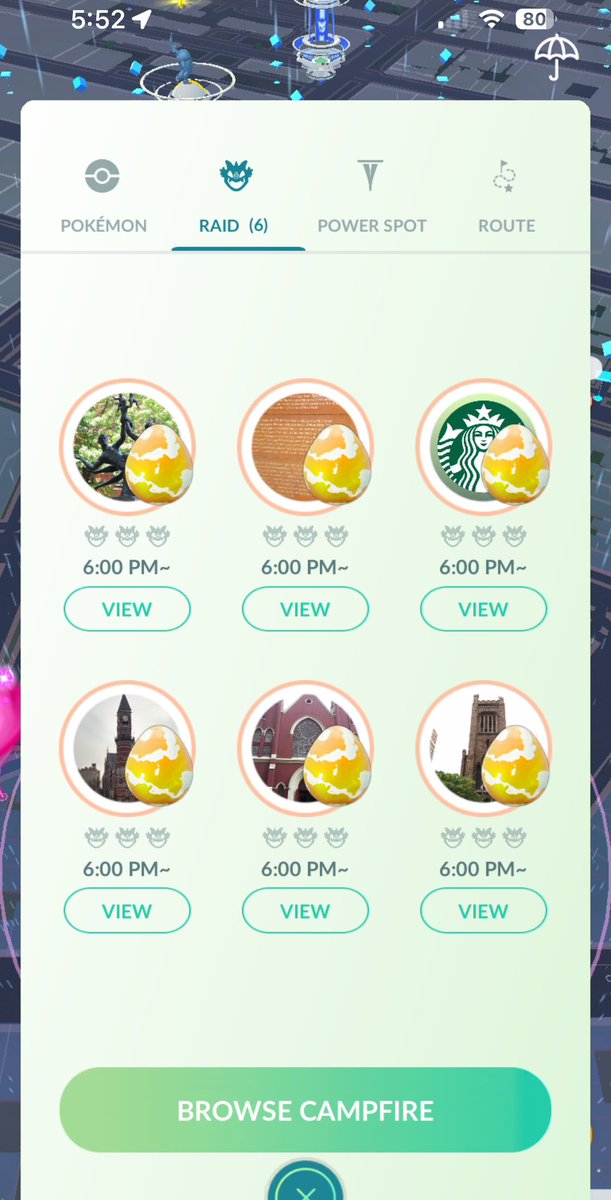 ChadT_NYC's tweet photo. @NianticHelp Where have all the 5-star raids gone? All the nearby raids are 1- or 3-star or Mega. And they are all “hatching” on the hour. New system or glitch? Bring back my 5-star raids please! https://t.co/2C3pGudRtn