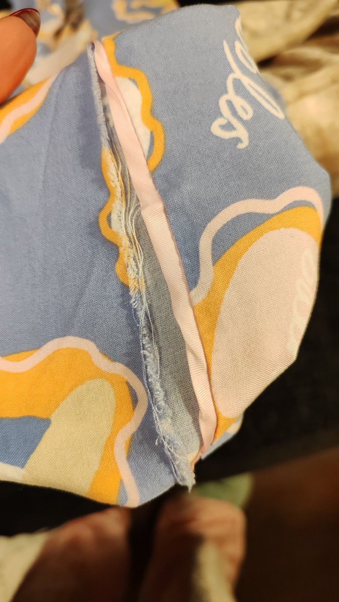 vickykyle85's tweet photo. @tu_clothing I received a pair of pyjamas today and put them in the wash before wearing. The cuff has come away from the seam already... Can I get a refund/exchange as I've removed the tags for washing? I have proof they were only delivered today! https://t.co/KZOIfdDgV3