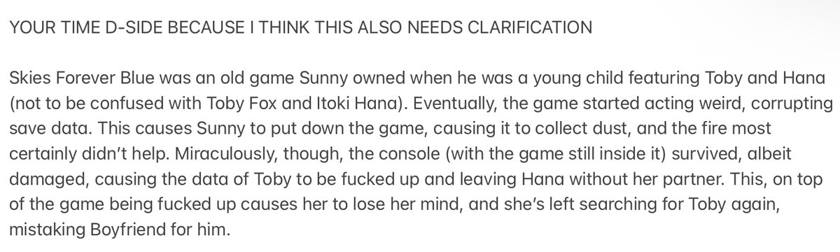 the lore
thank you all