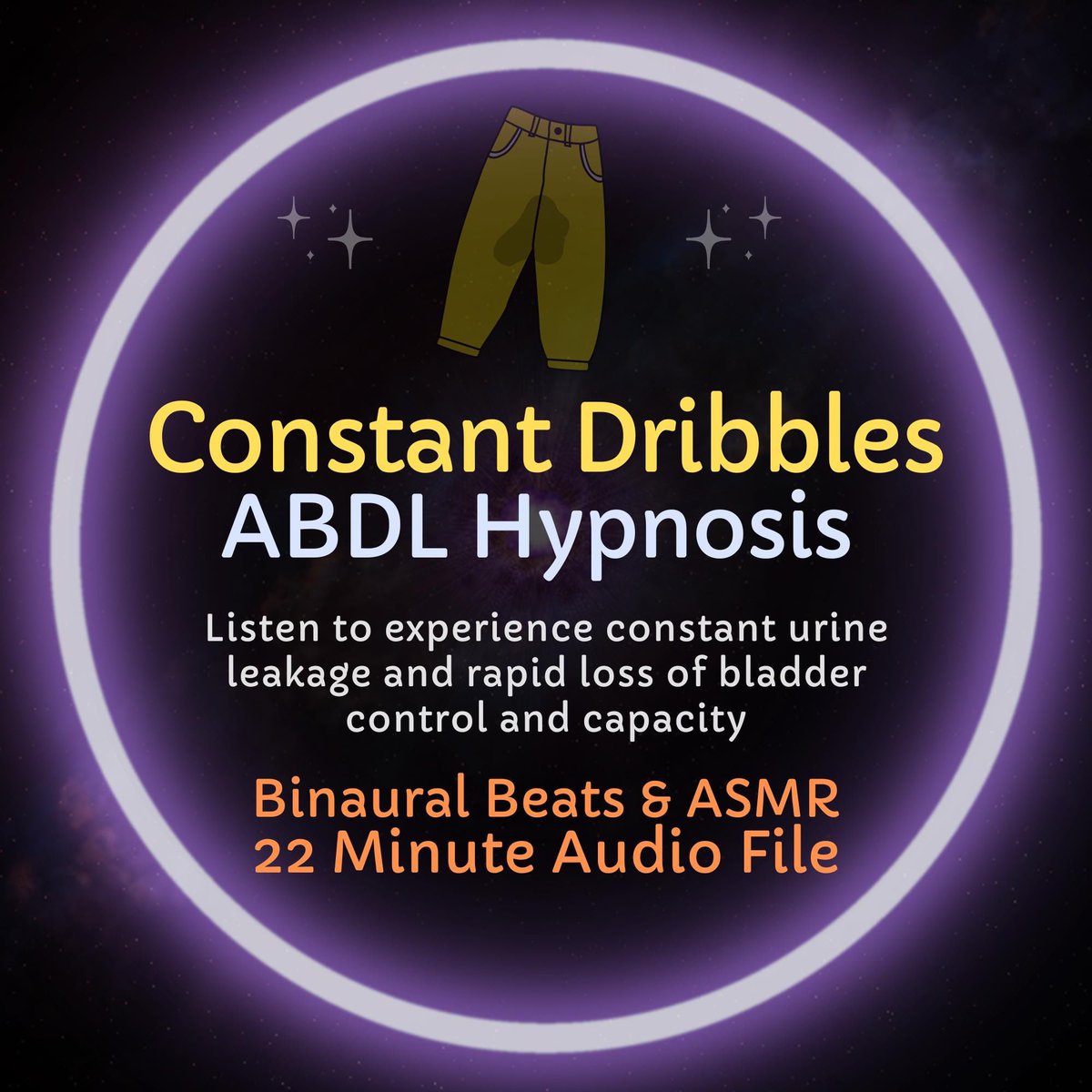 🚨 FRIDAY GIVEAWAY 🚨 retweet for your chance to win my Constant Dribbles Hypnosis Session 😵‍💫 

Comment with a pants or diaper wetting story for an extra entry (can be real or fictional 🧠)

Winner announced next Friday 🏆 Good luck Pants Wetters ❤️
