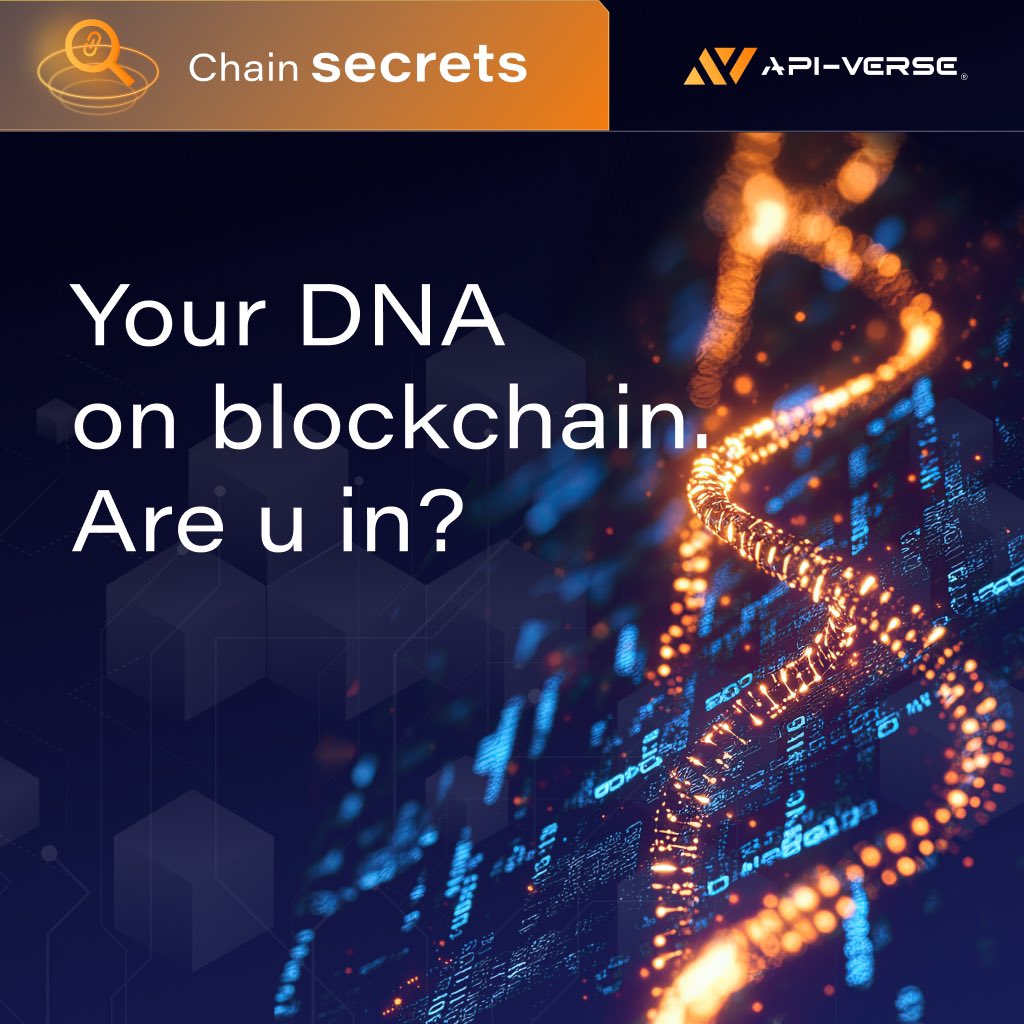 api_verse's tweet image. Imagine your genetic code secured forever, immune to hacks, and fully decentralized.
Are we entering a cyberpunk reality where DNA is the new Bitcoin? Or is this just the beginning of genetic NFTs? 👀
Would you put your DNA on-chain? Or is this too degen even for Web3?