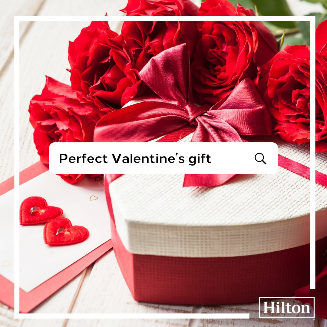 This Valentine’s Day, surprise your loved one with a hotel gift voucher—the perfect way to say “I love you.” Whether it’s a
romantic weekend getaway, or an indulgent dinner, they’ll love the gift of quality time together. 

Buy now: hil.tn/p6xsvt

#ValentinesGift
