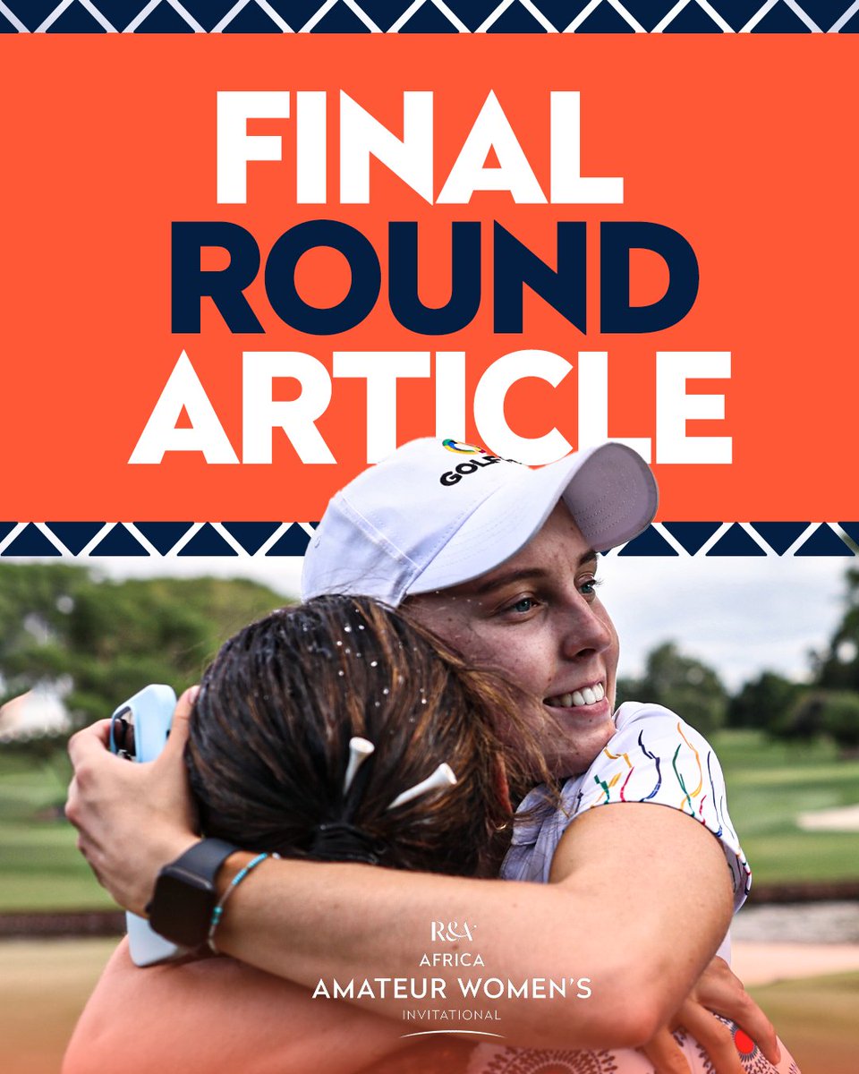 Gia Raad is the new Africa Amateur Women’s Invitational champion 🏆

Read all about her final round at Leopard Creek 👉 go.randa.org/AfricaAmateurW…