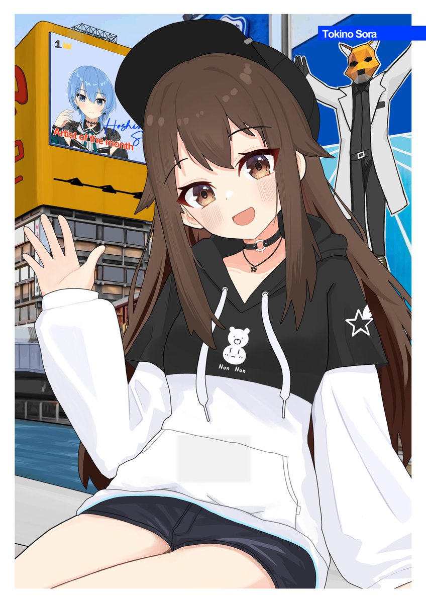 星街すいせい ,ときのそら 「Of course as cover will be sora chan! nu」|Kア | キーアのイラスト