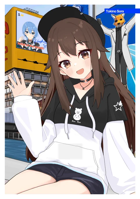 Of course as cover will be sora chan! nun nun(๑╹ᆺ╹)#そらArt #soraArt 