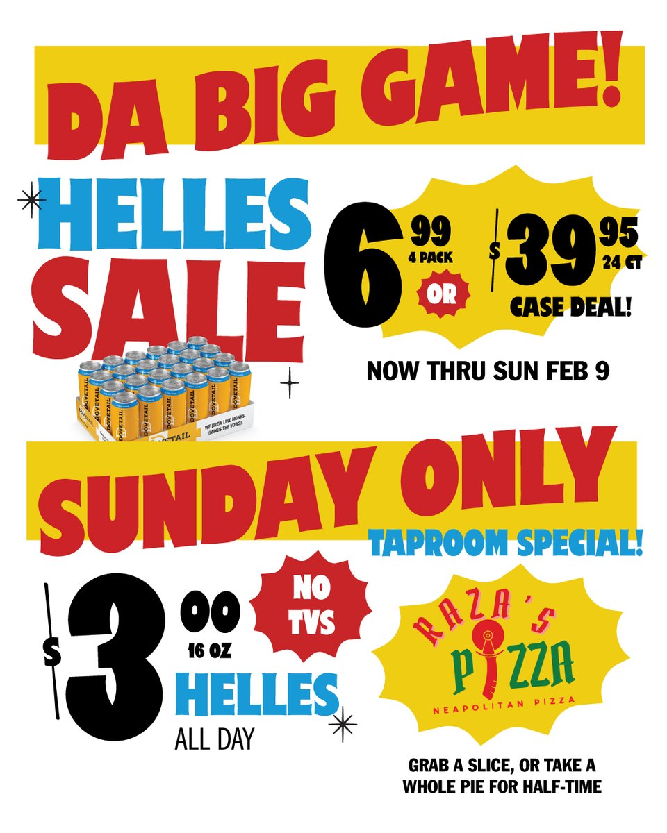 Dovetail Brewery (@dovetailbrewery) on Twitter photo Final days of our BIG HELLES SALE Final days of our BIG HELLES SALE