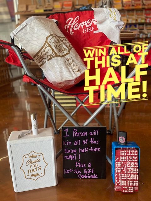 3JCigar's tweet photo. JOIN US THIS SUNDAY! 3Js Cigar SuperBowl Spectacular PARTY! 
EAGLES VS CHIEFS  6:30 PM KICK-OFF! 
$15.00 Per Person 
YOU GET: 1 FREE 3Js Premium Cigar (Bromosa or Ram)
2 Free Beers
 Food  (Snacks/Grill Items etc.,), https://t.co/2xPkyqD2Xw