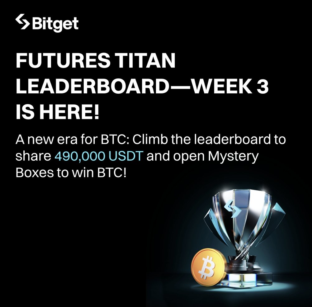 696alibaba's tweet photo. A new era for BTC: Futures Titan Leaderboard Week 3 is here! 🚀 📷 Trade $BTC and climb the rankings to share in a 490,000 USDT prize pool!  📷https://t.co/ThLqQc5EMV https://t.co/bns88VL5AU