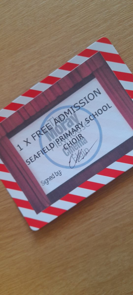 SeafieldHT's tweet photo. β€οΈ #HTAwards all round for SeafieldChoir β€οΈ Thank you @morayplayhouse for their generous gift of these complementary tickets for our pupils who performed Christmas songs π πΆ πΌ https://t.co/ojwQyl1Ej0