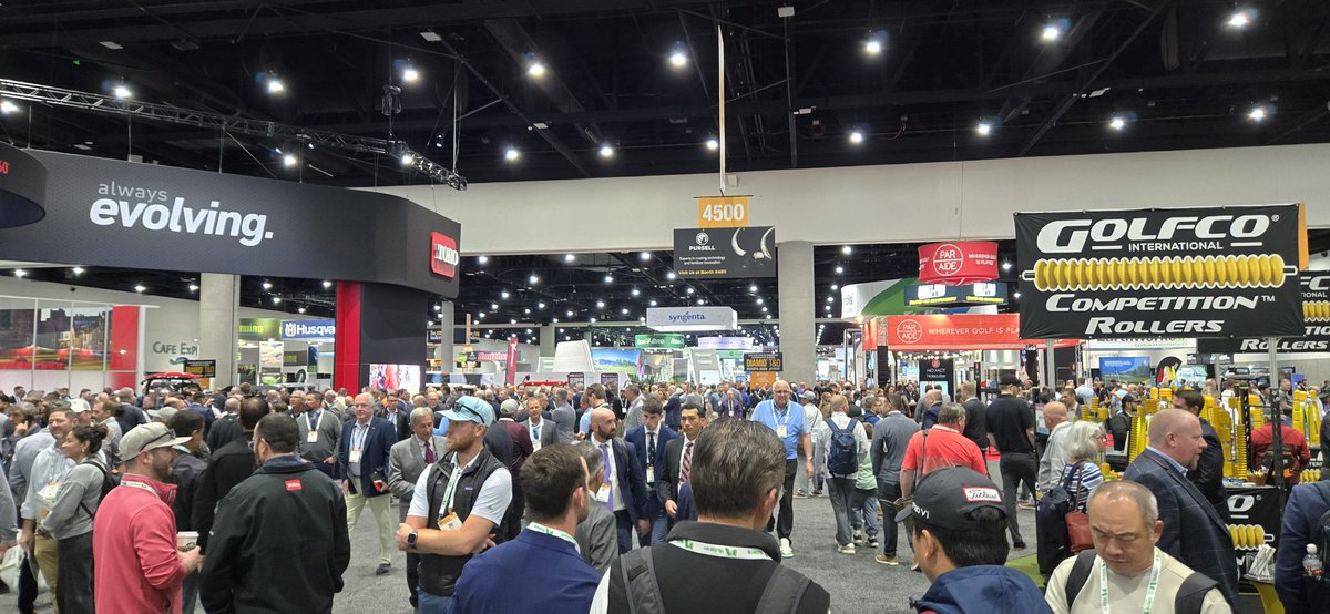 DrAgustingrass's tweet image. Cool week at the 2025 GCSAA Conference and Golf Show at San Diego, CA #gcsaaconference