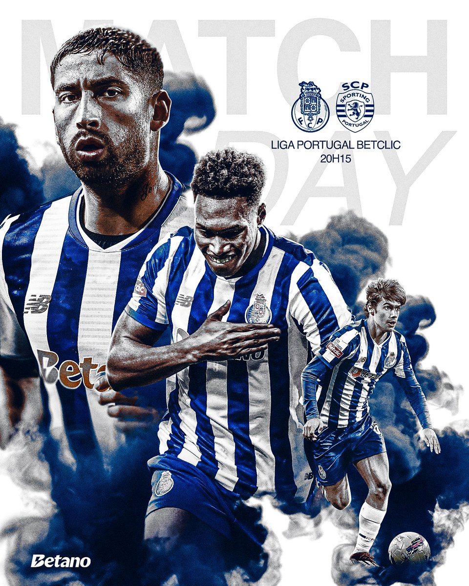 IvaNFCPortO's tweet image. 🔵⚪️ СЕГОДНЯ НОЧЬЮ!

🇵🇹 Лига Португалии Betclic 2024/25 – Тур 21

🔥 «Порту» – «Спортинг» ⌚️ 23:15 мск.

📍 Эштадиу ду Драгау

LIVE 🎥 ТВ СТАРТ / VK Видео

#FCPorto #FCPSCP #LigaPortugalBetclic