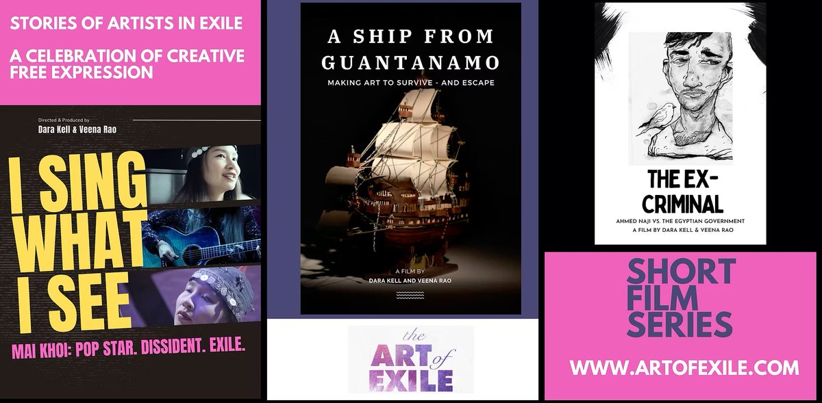 🎥🎤On February 28th, ARC will present a virtual screening of Art of Exile, a series of three moving documentary films by filmmakers <a href="/DaraKell/">Dara Kell</a> and <a href="/veenarao/">Veena Rao</a>. 1/2