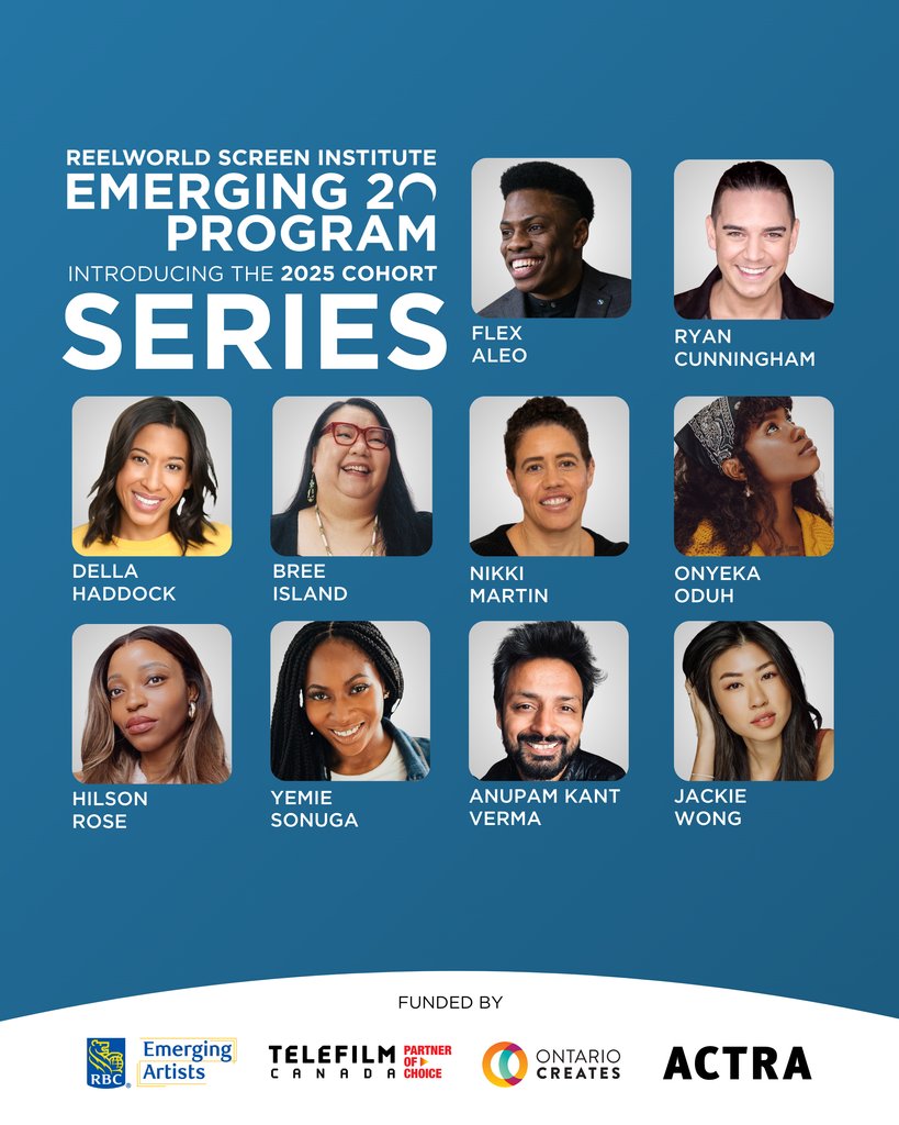 reelworldfilm's tweet photo. We are excited to introduce the E20 Program cohort! Over 6 months, they will engage in screenwriting sessions, improve pitching skills, and refine their scripts with expert story editors. They will also gain insights from industry professionals about the Canadian screen industry. https://t.co/7TLpiOxtv6