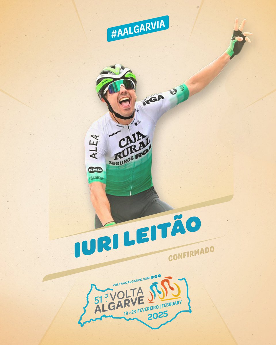 VoltAlgarve's tweet image. Aos quatro portugueses da UAE Team Emirates juntam-se mais três do pelotão internacional! Rui Costa, o nosso Campeão do Mundo, regressa ao Algarve, assim como o Campeão Olímpico Iúri Leitão e Afonso Eulálio, que vive a época de estreia no WorldTour 🇵🇹

#AAlgarvia #VoltaAoAlgarve