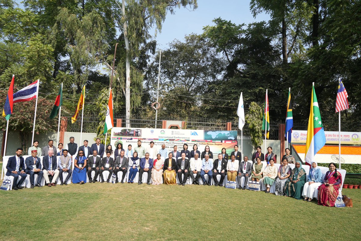 csir_iora's tweet photo. ICCMP, CSIR-CIMAP, India, successfully hosted the  International Conference 'IORA-AMAR 2025' during February 4-6, 2025. The event saw active participation from IORA Member States, Dialogue Partner countries and Philippines. @IORAofficial @CSIRCIMAP https://t.co/SIFIO6rafW